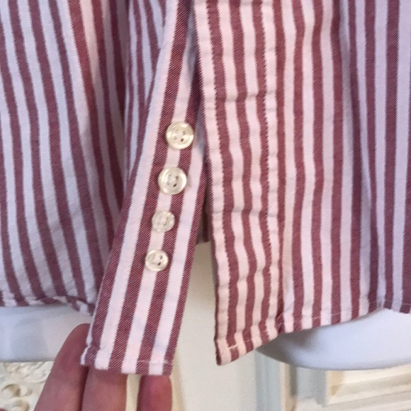 👔Men’s Casual Striped Long Sleeves Button Down👔 - Picture 3 of 16